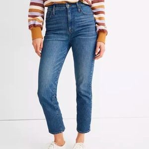 MADEWELL Classic straight jeans high rise